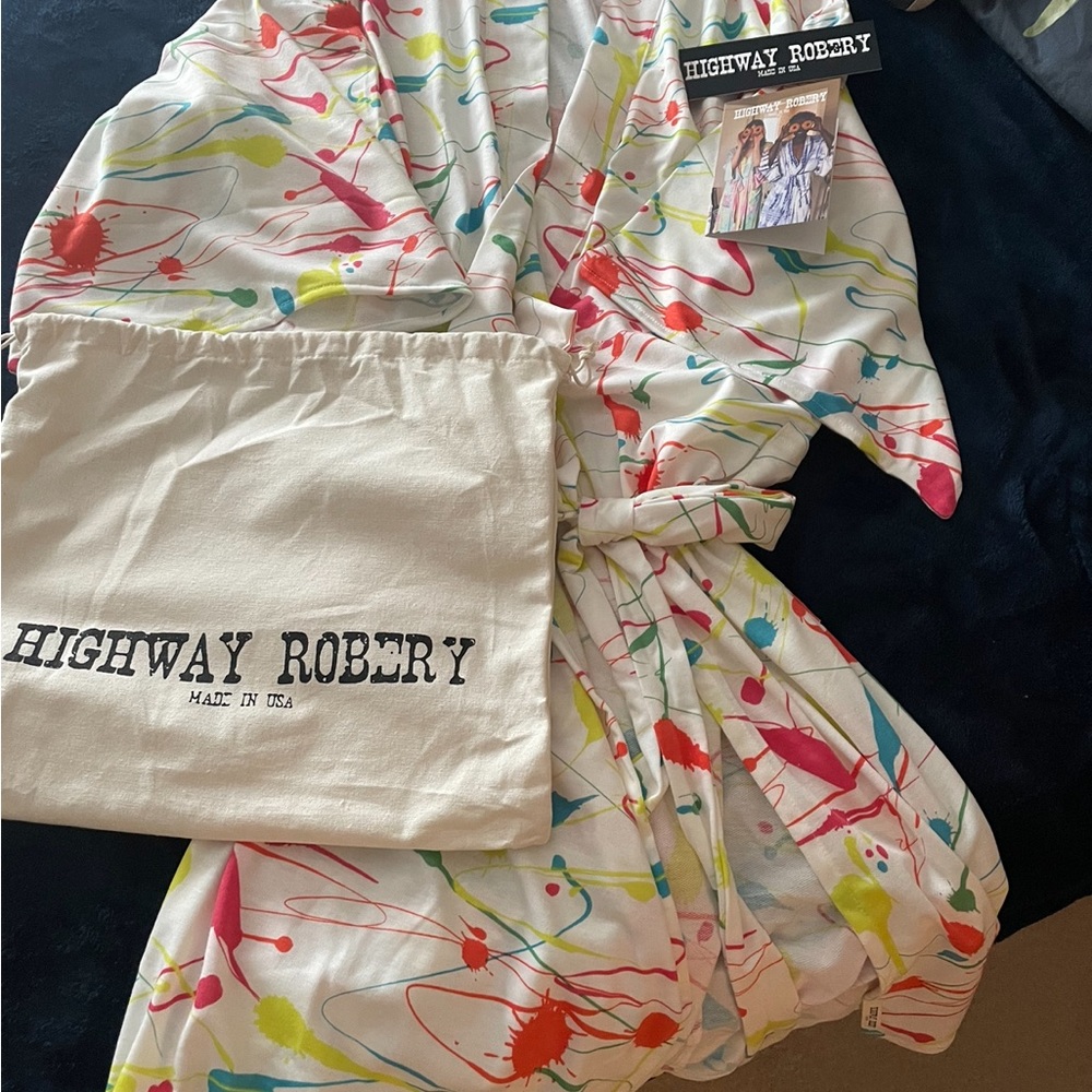 Highway Robery robe! Splatter print!